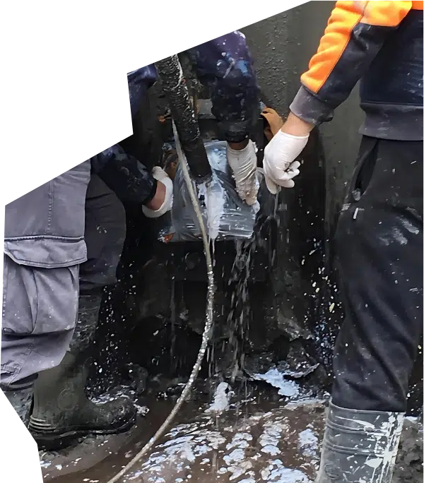 Raise & Relevel diagram illustrating Water Stopping Leak Management