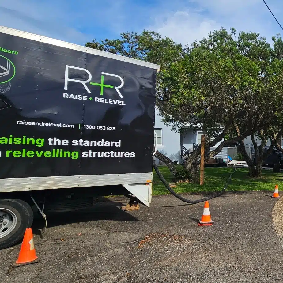 Raise & Relevel concrete slab leveling and foundation repair project 13