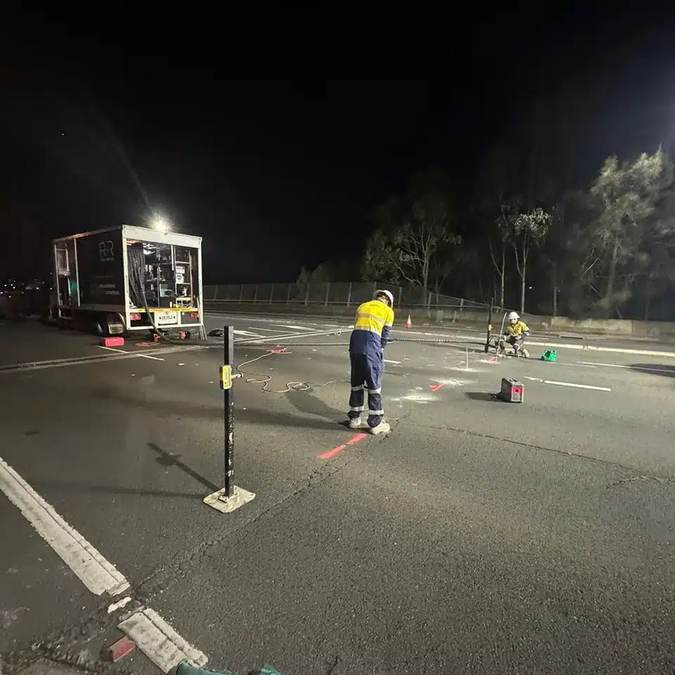 Road Slab Relevelled Overnight project completed by Raise & Relevel - site view 7