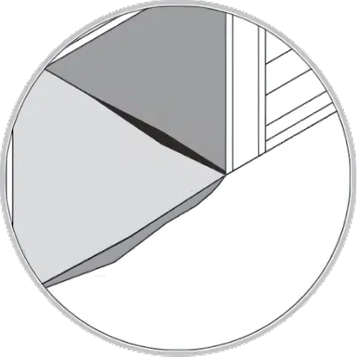 Illustration of uneven ground levels causing structural movement