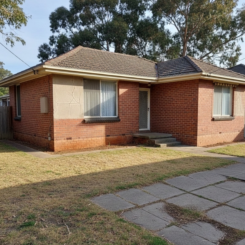 Early signs of subsidence in a Melbourne home including wall cracks and uneven ground